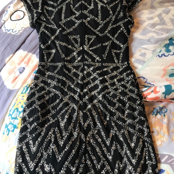 Parker Short Sleeve Beaded Dress - Picture 3 of 3